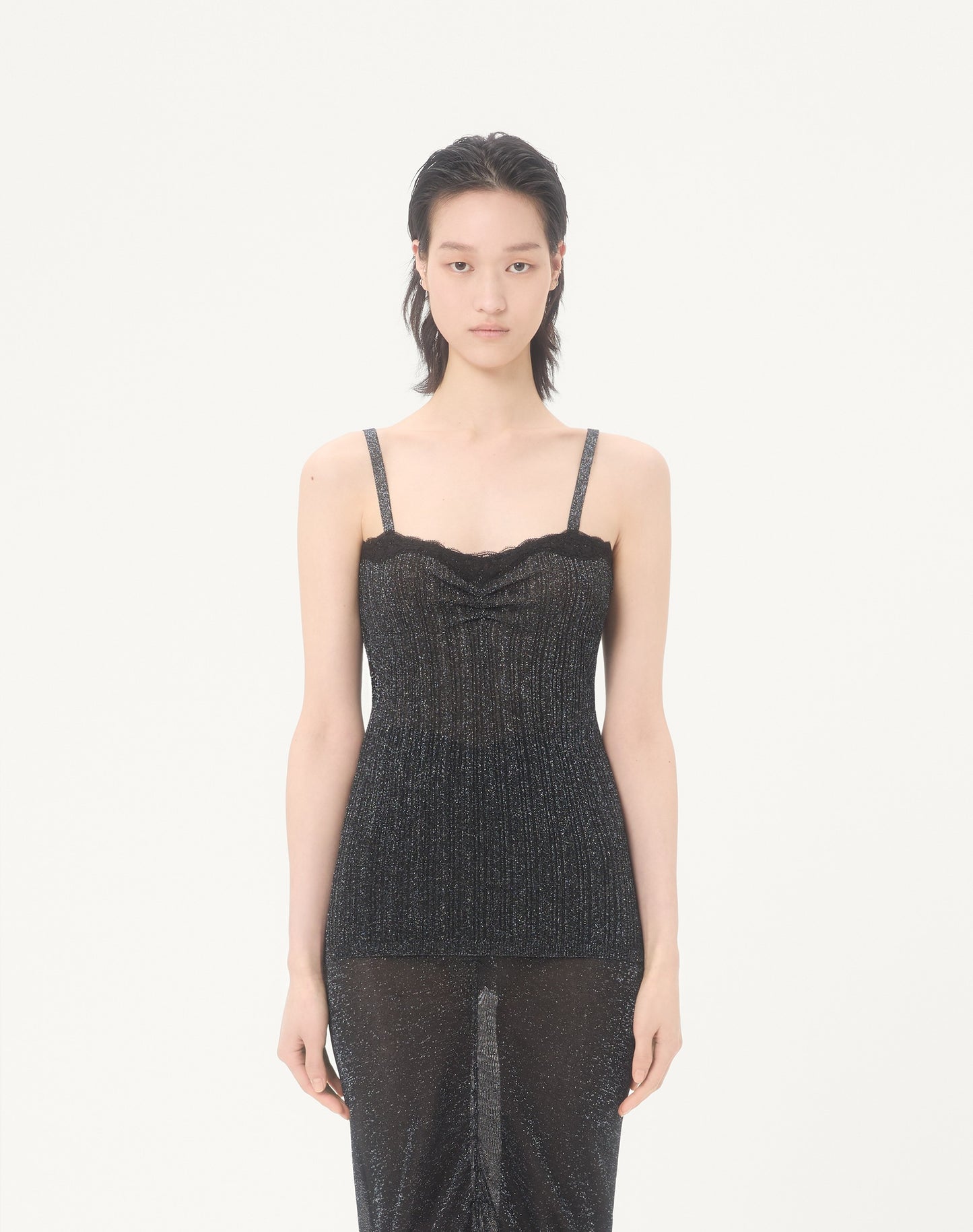 Lurex Knit Top