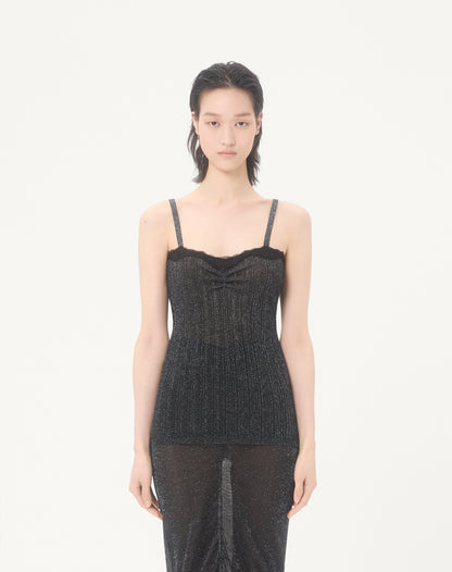 Lurex Knit Top