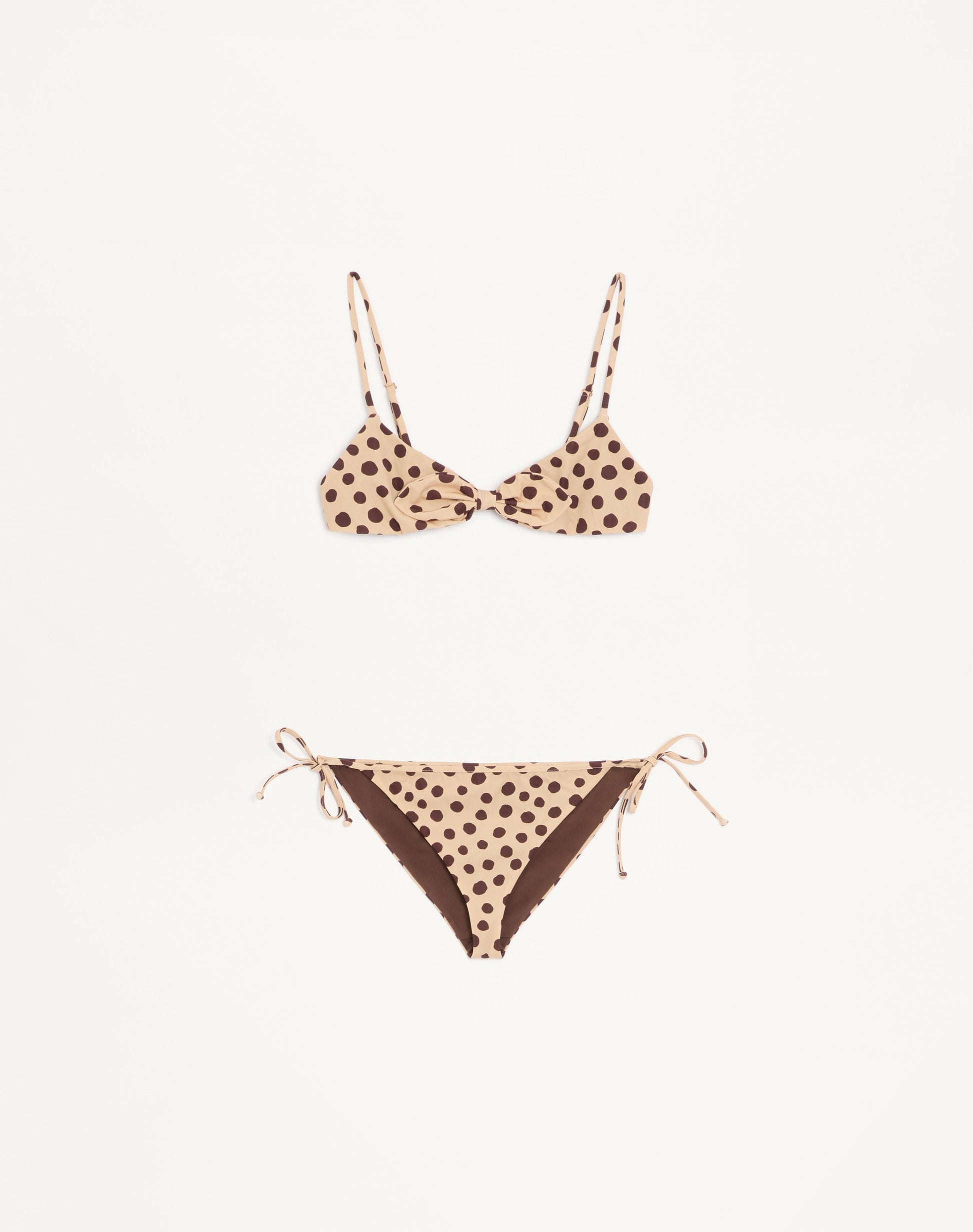 Lycra Swimsuit In Plus De Pois Dalmata Polka Dot