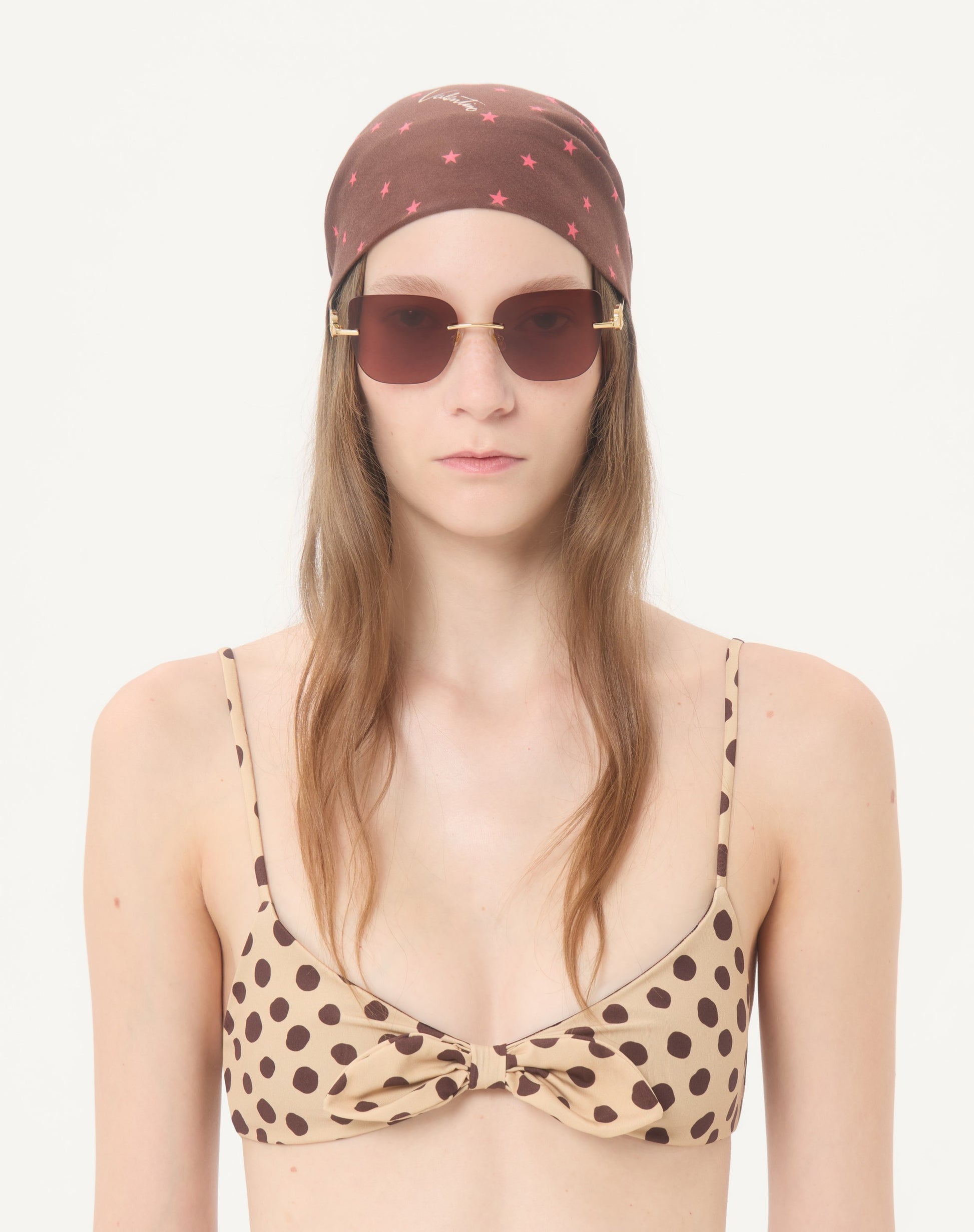 Lycra Swimsuit In Plus De Pois Dalmata Polka Dot
