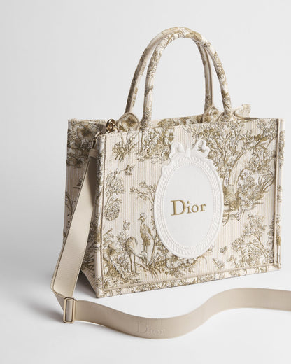 Dioriviera Medium Dior Book Tote with Strap