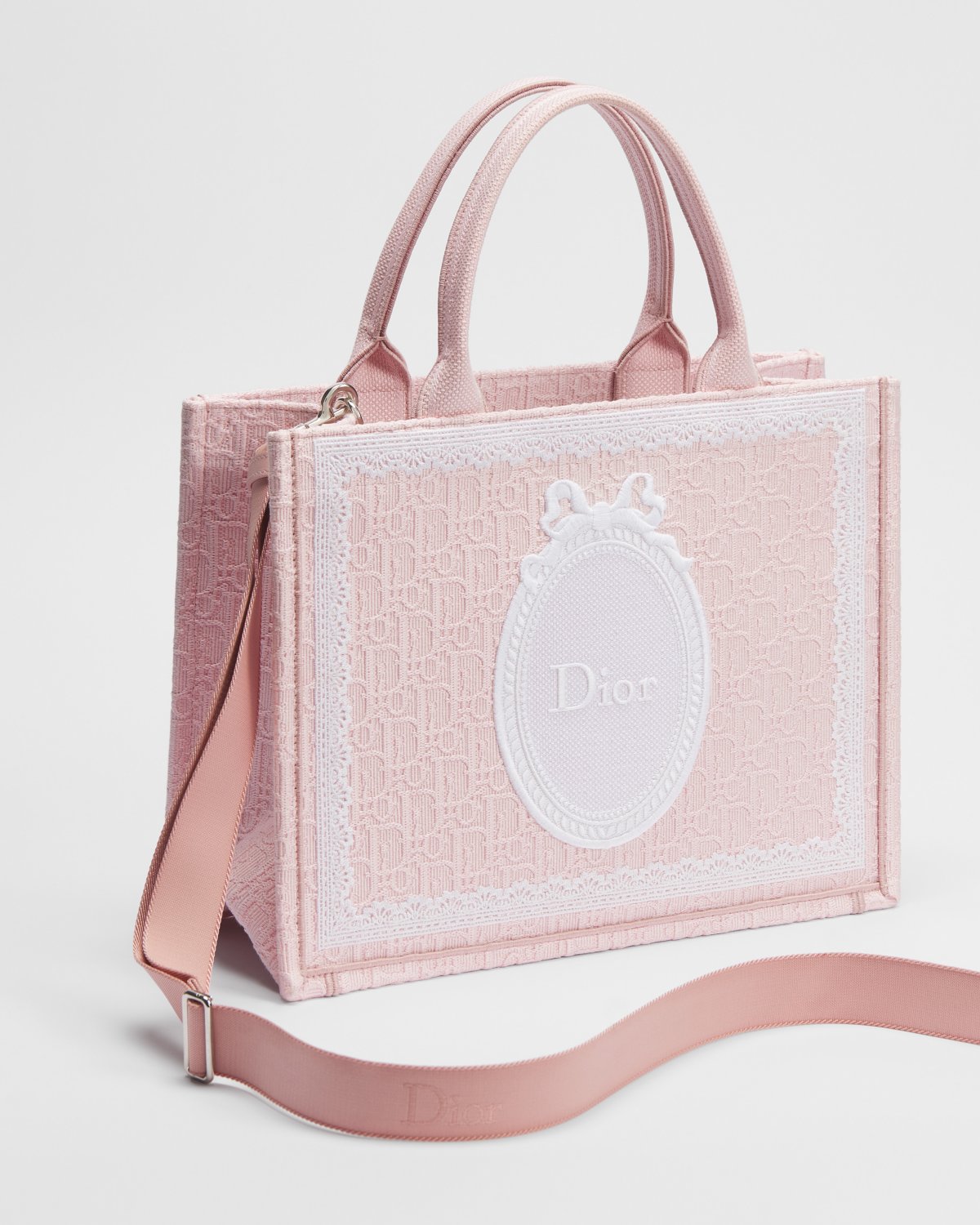 Dioramour Medium Dior Book Tote with Strap