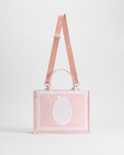 Dioramour Medium Dior Book Tote with Strap