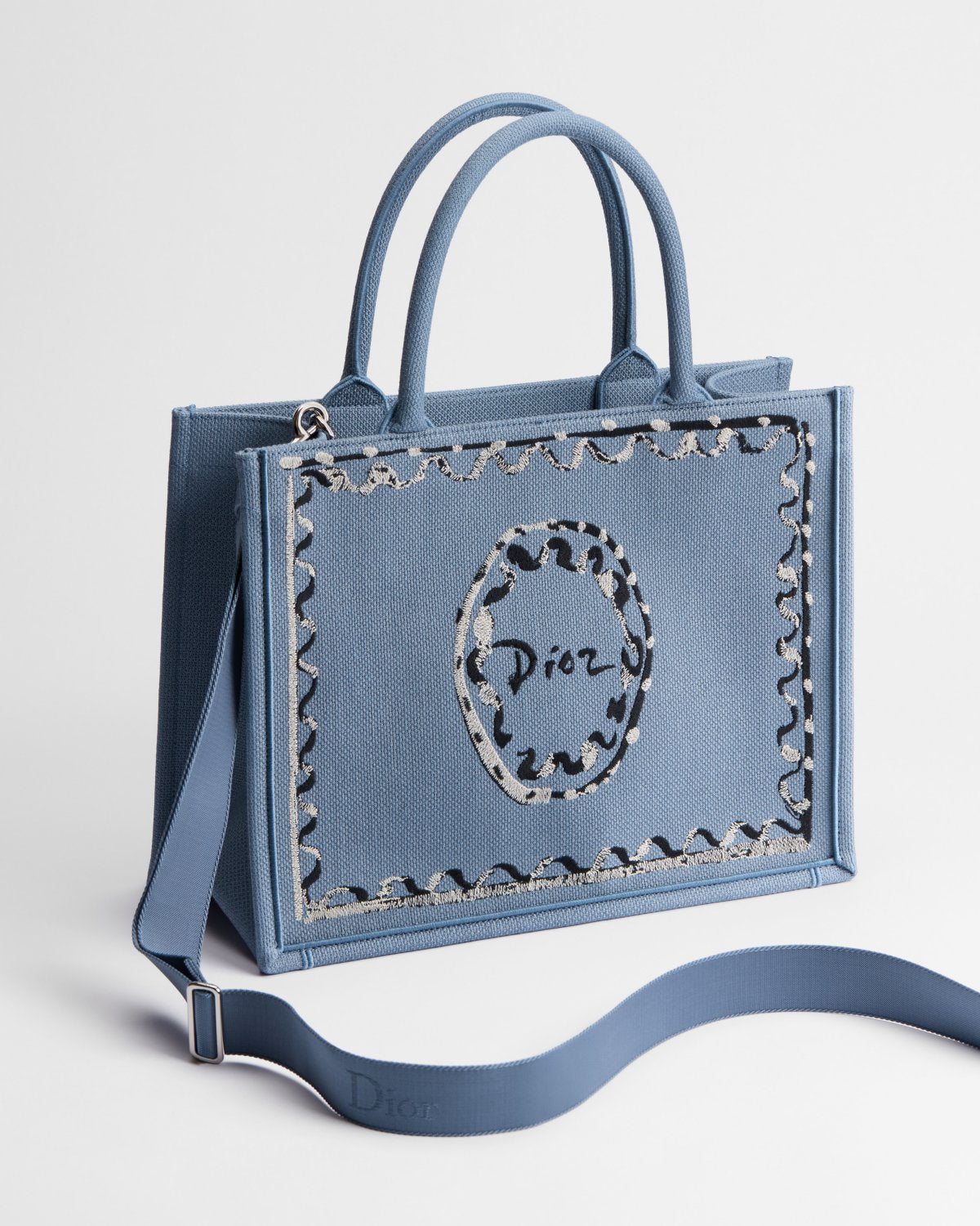 Dioriviera Medium Dior Book Tote with Strap