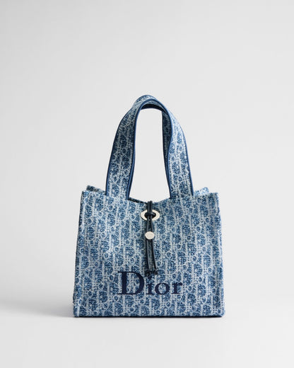 Dioriviera Small Spongy Book Tote