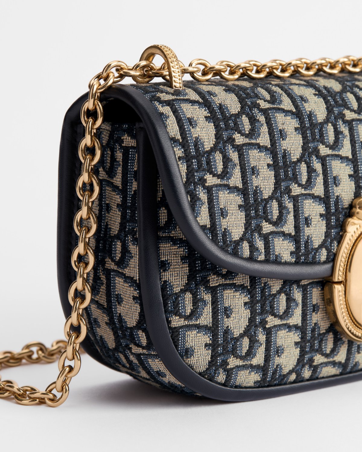 Small Dior Médaillon Flap Bag with Chain