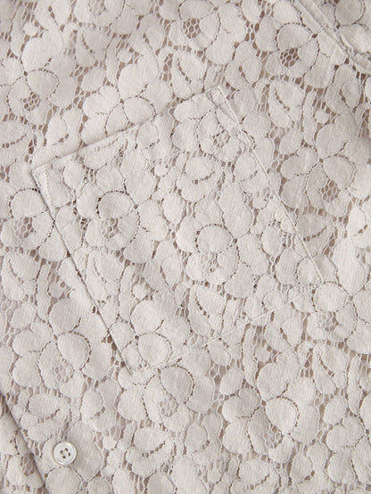Lace Camp Shirt