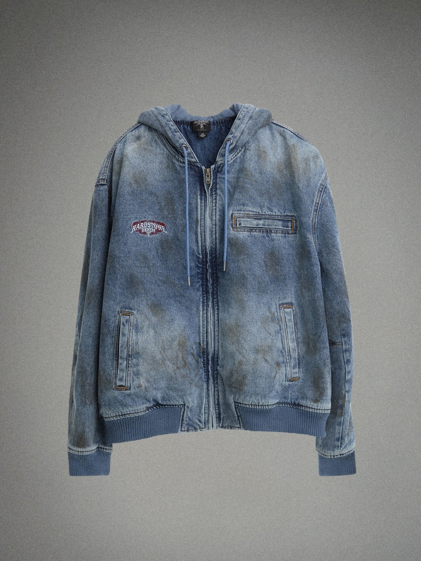 HARDSTONE Denim Hooded Jacket