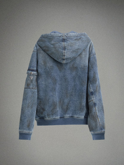 HARDSTONE Denim Hooded Jacket