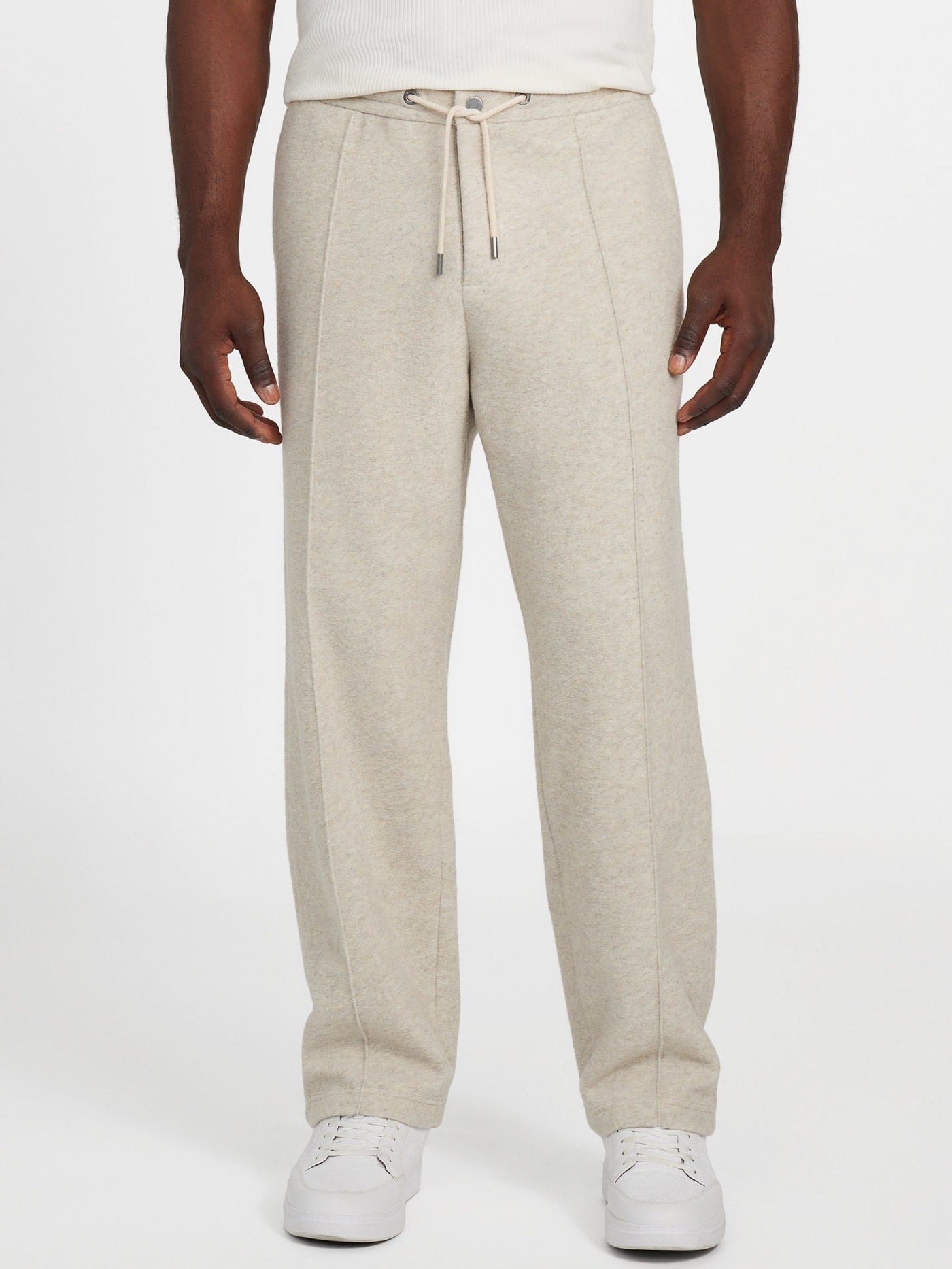 Scuba Wool-Blend Chino Melange Pants