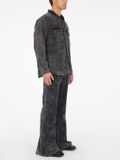padded corduroy overshirt