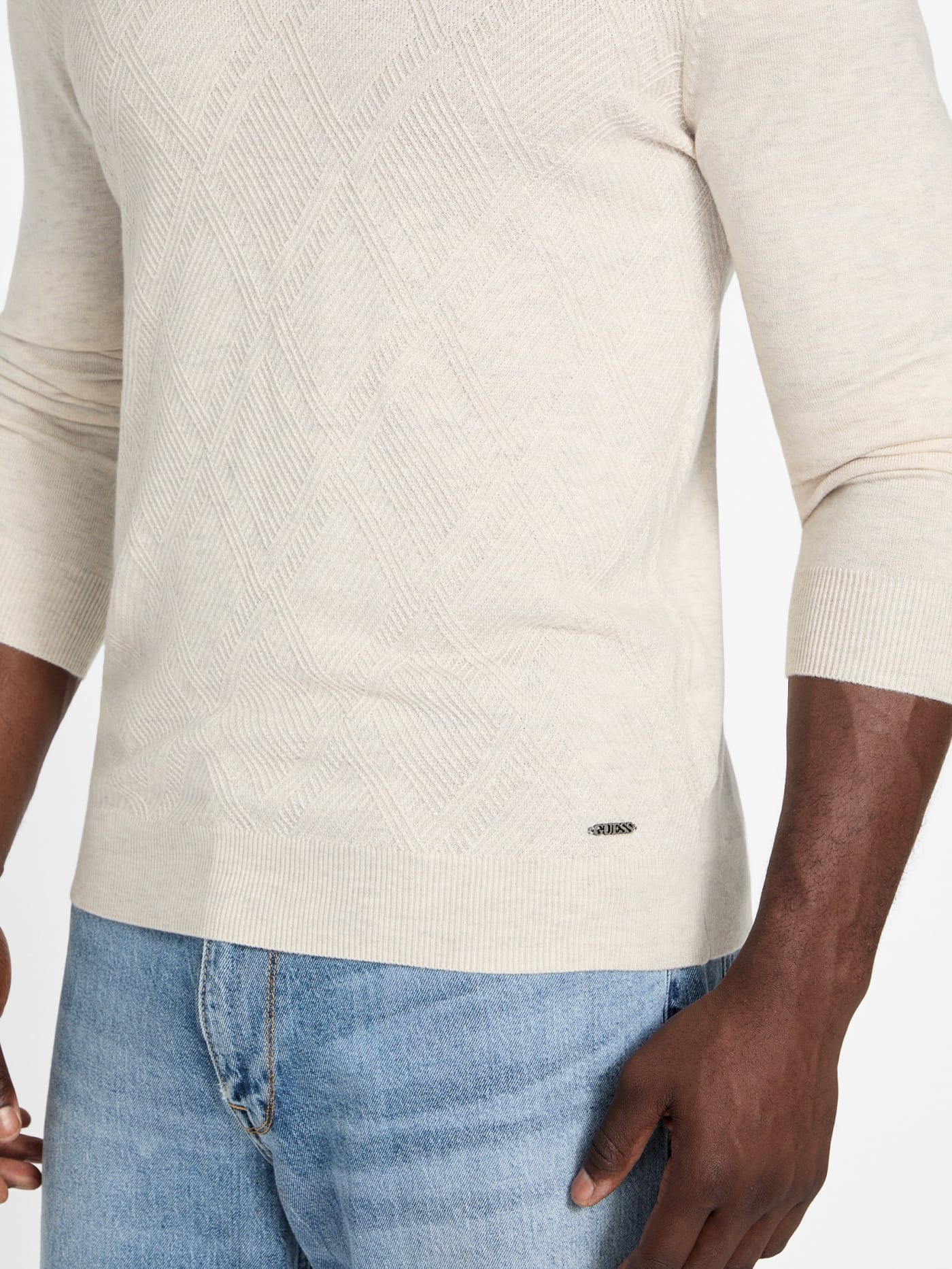 Jamaar Crewneck Stitched Sweater