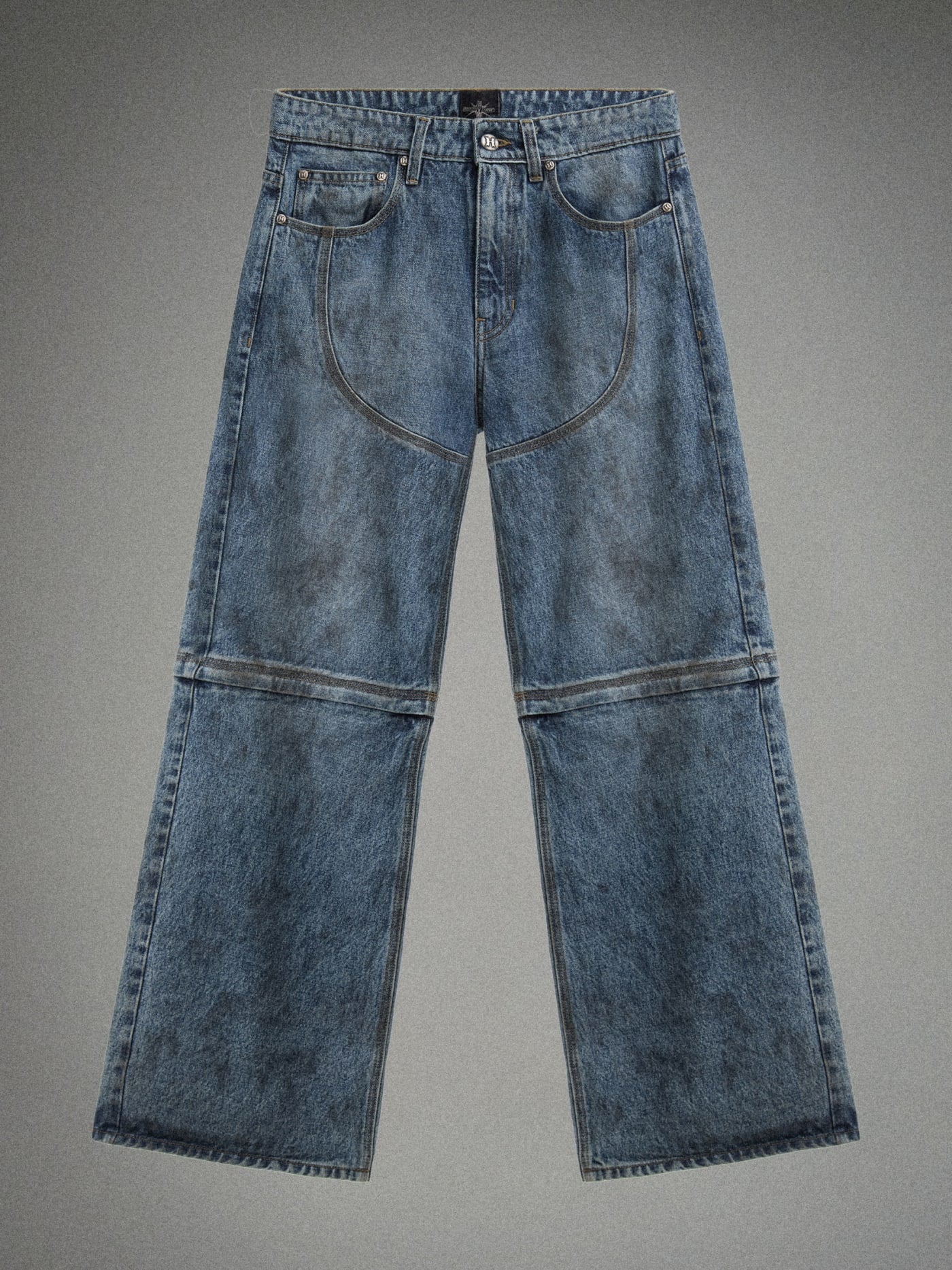 HARDSTONE Zip-Off Denim Jeans