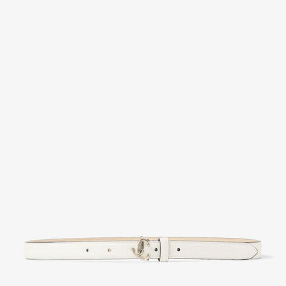 Mini Helina Latte Smooth Leather Mini Belt