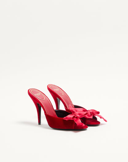 Marie A Velvet Slide Sandal 105mm