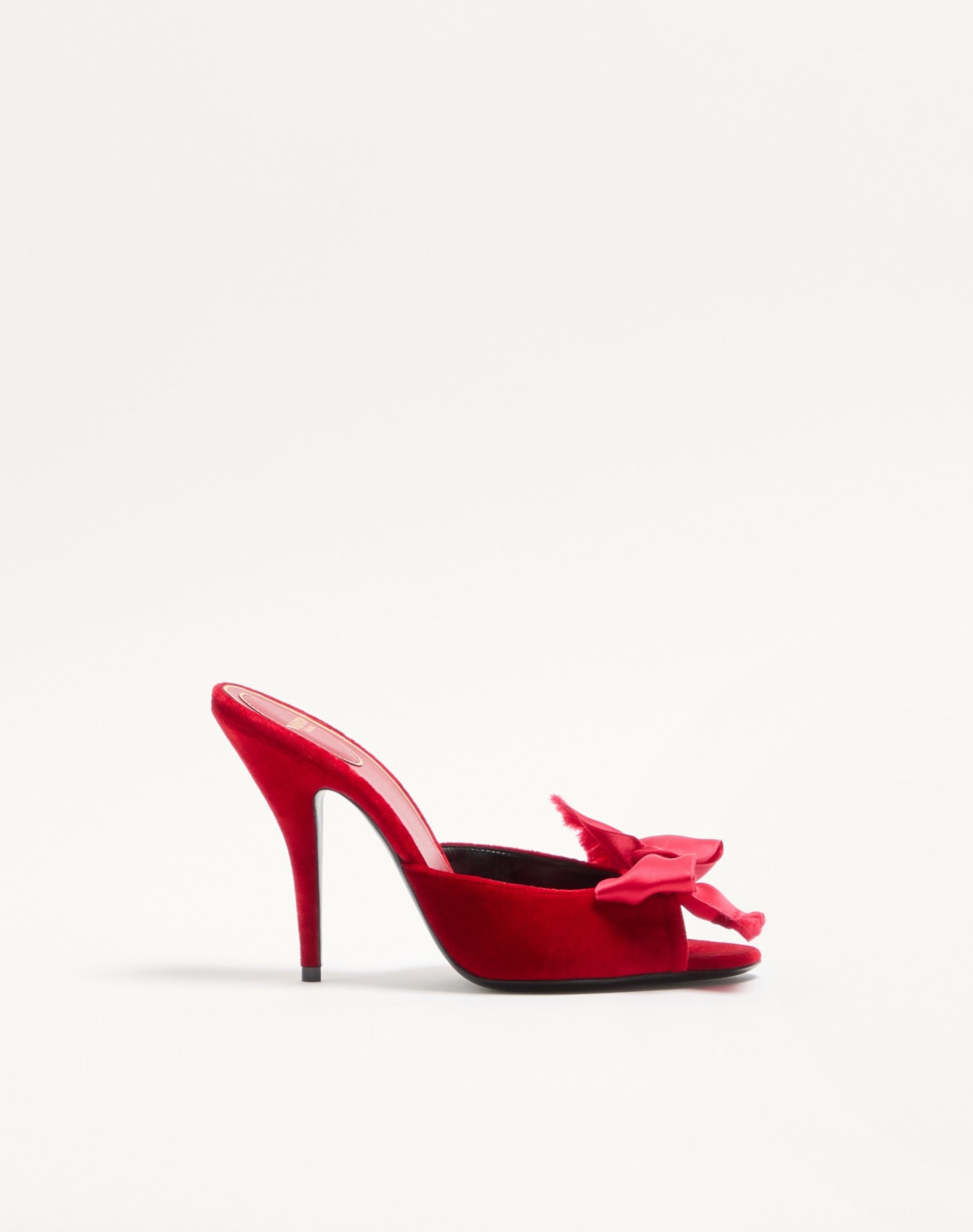 Marie A Velvet Slide Sandal 105mm