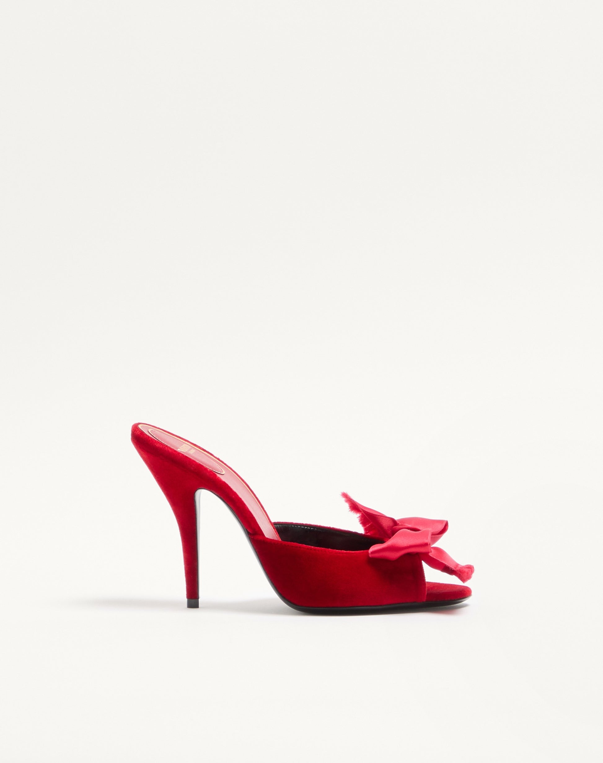 Marie A Velvet Slide Sandal 105mm