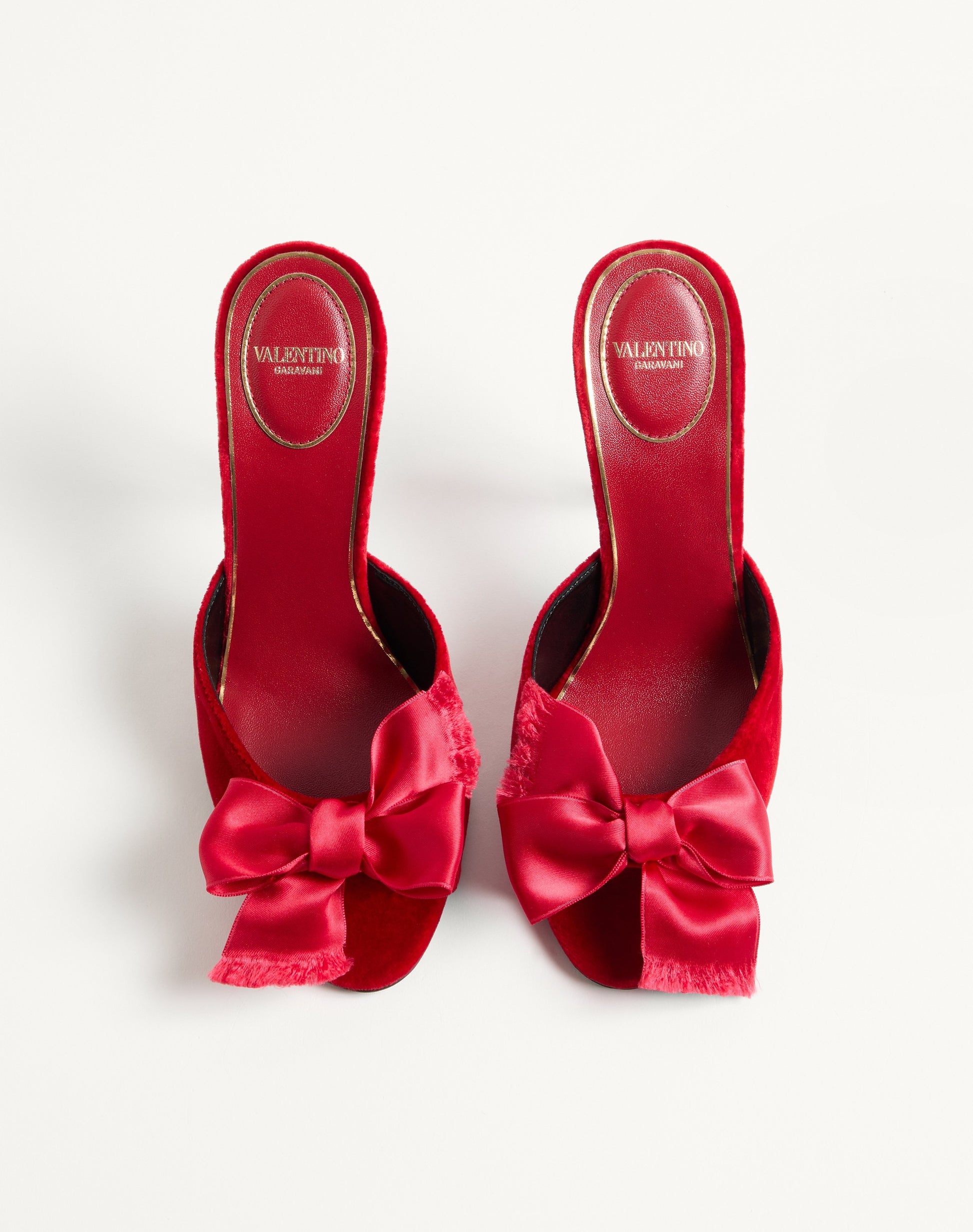 Marie A Velvet Slide Sandal 105mm
