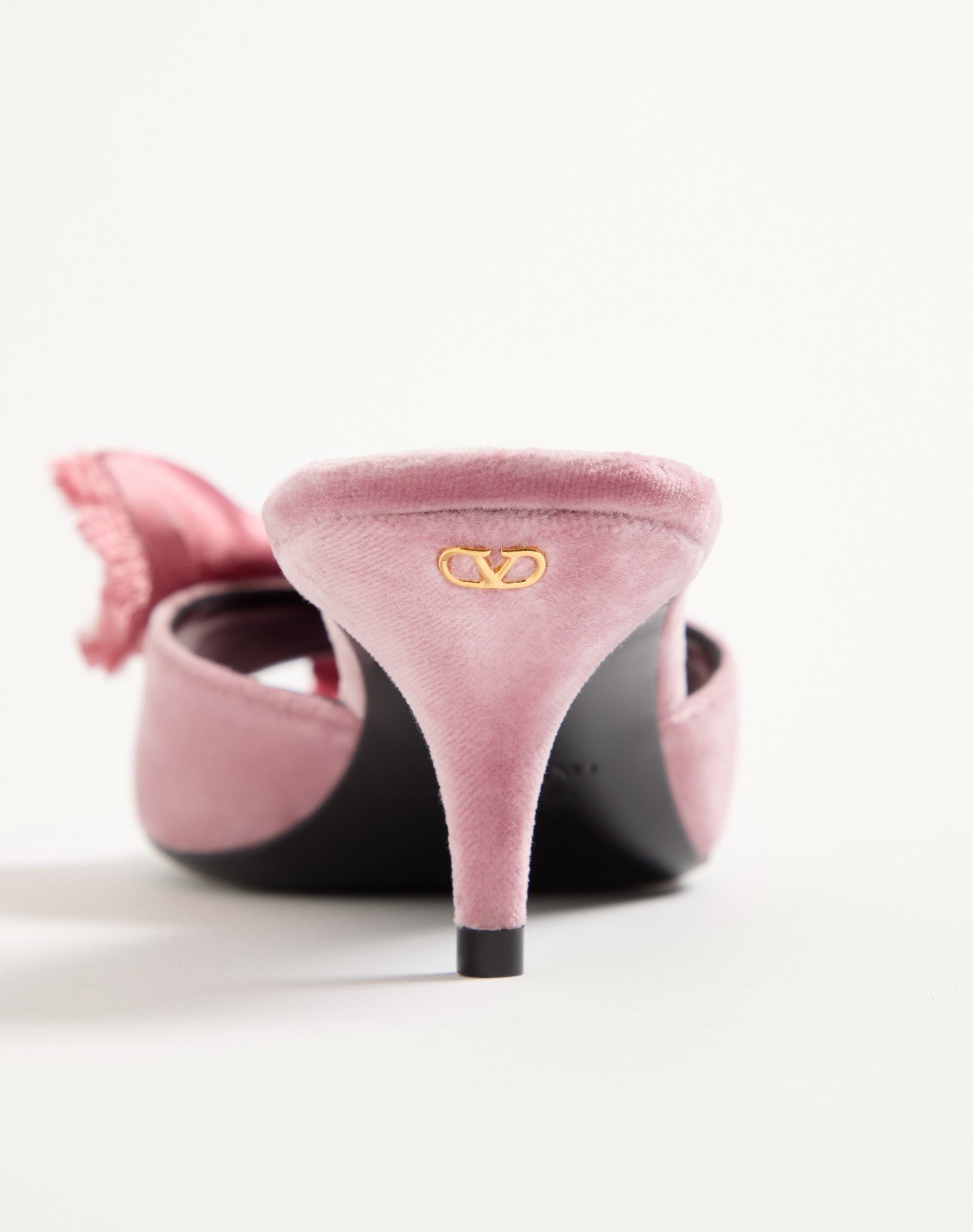 Marie A Velvet Slide Sandal 55mm