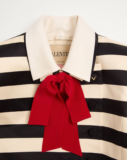 Maxi Barré Cotton Satin Jacket