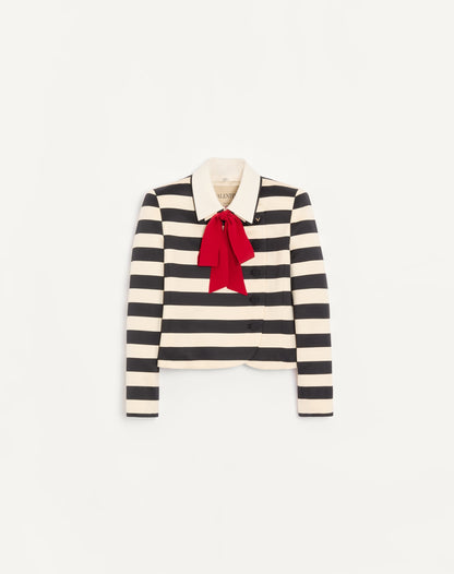 Maxi Barré Cotton Satin Jacket