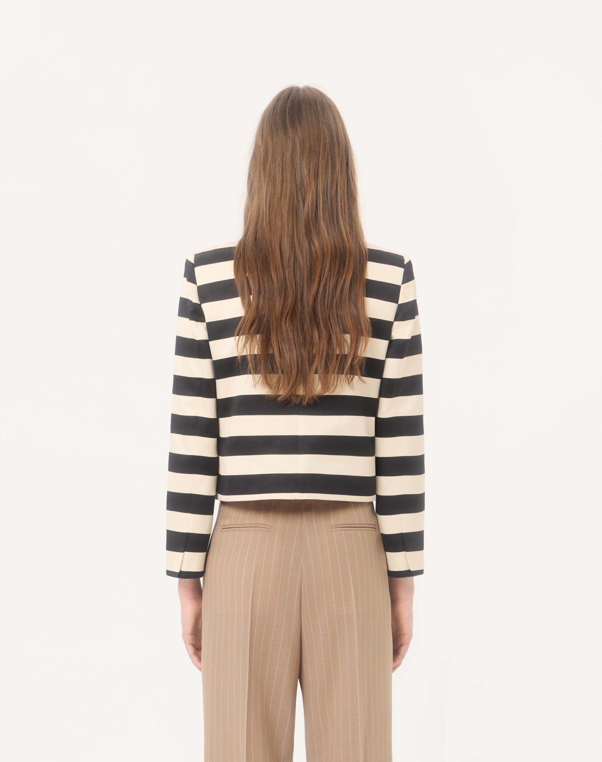 Maxi Barré Cotton Satin Jacket
