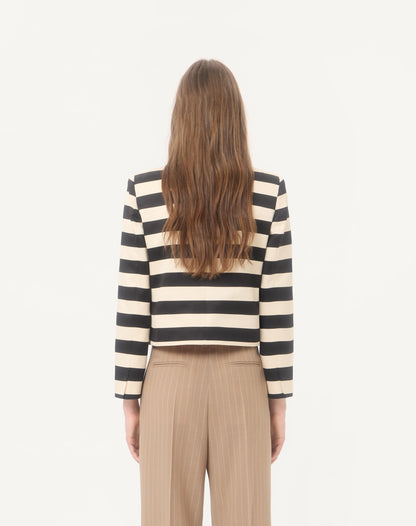 Maxi Barré Cotton Satin Jacket