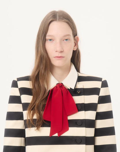 Maxi Barré Cotton Satin Jacket