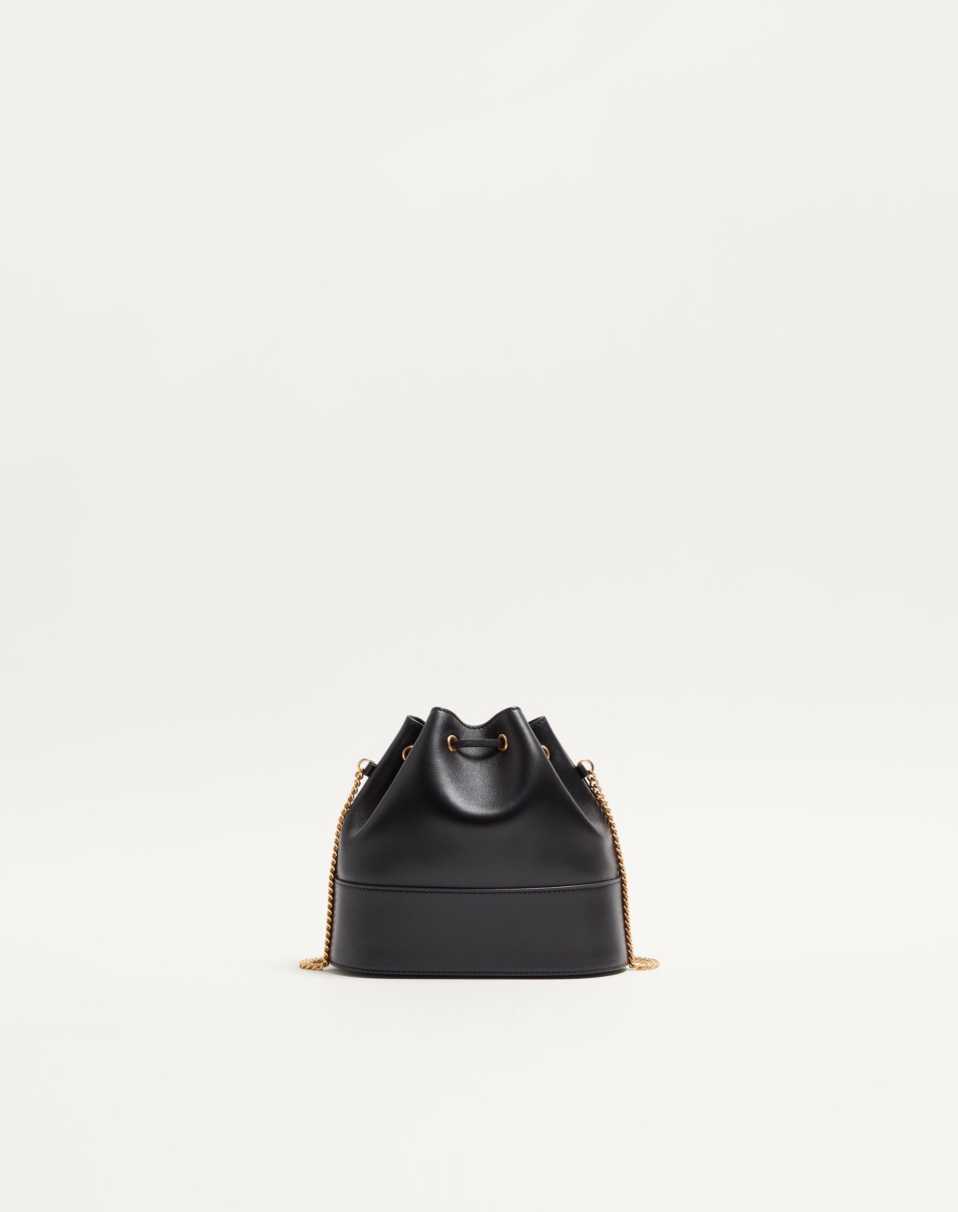 Mini Vlogo Signature Bucket Bag In Nappa Leather