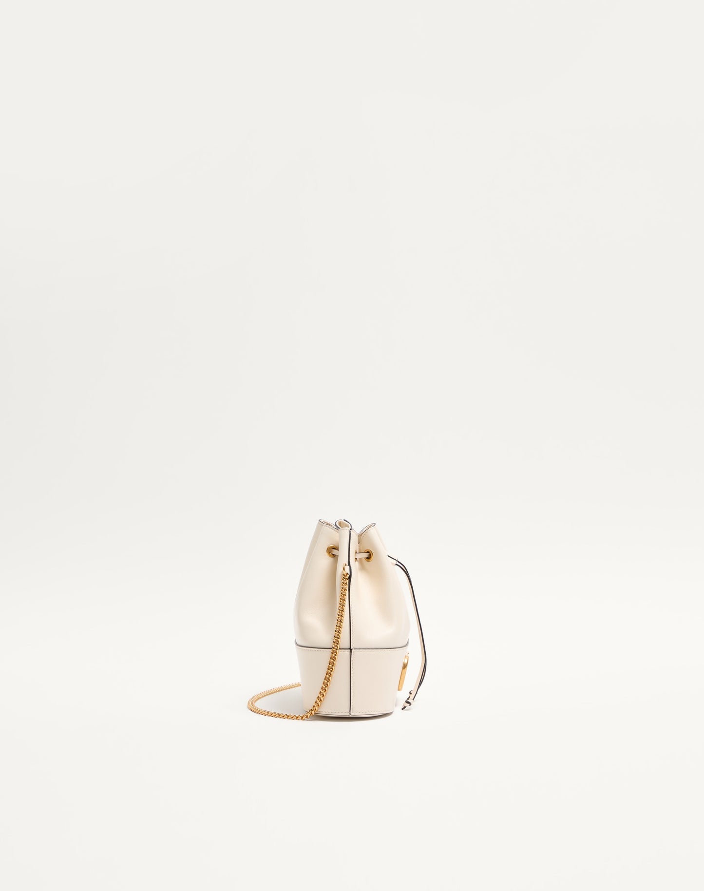 Mini Vlogo Signature Bucket Bag In Nappa Leather