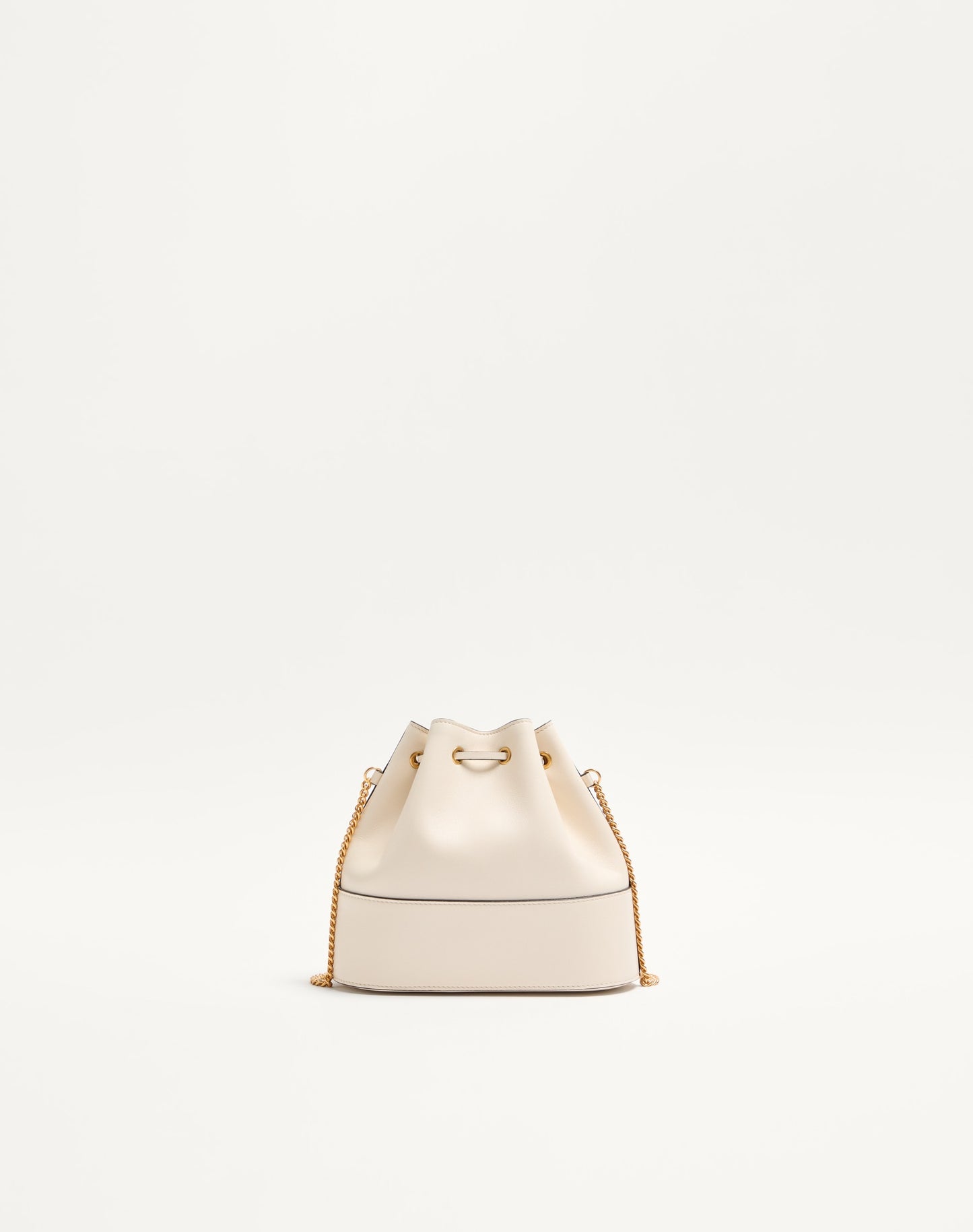 Mini Vlogo Signature Bucket Bag In Nappa Leather
