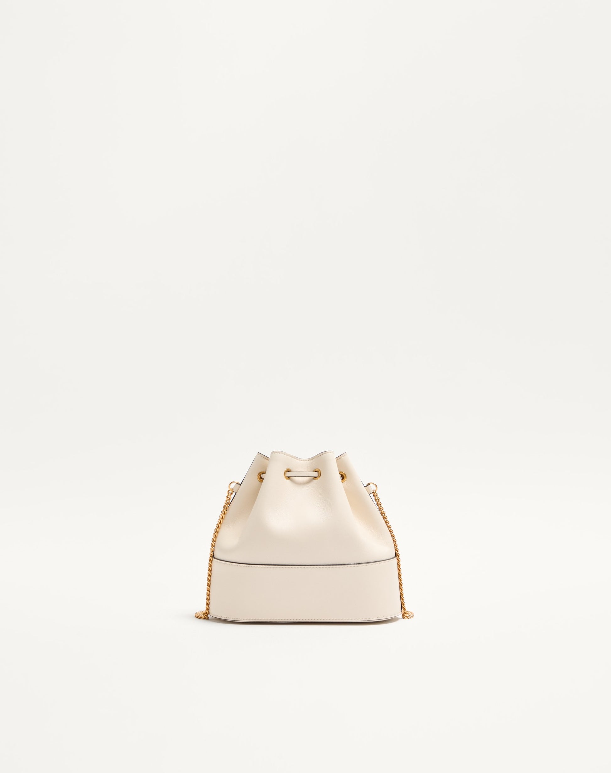 Mini Vlogo Signature Bucket Bag In Nappa Leather