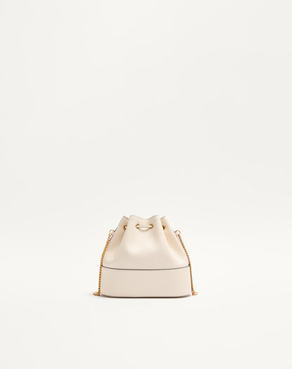 Mini Vlogo Signature Bucket Bag In Nappa Leather
