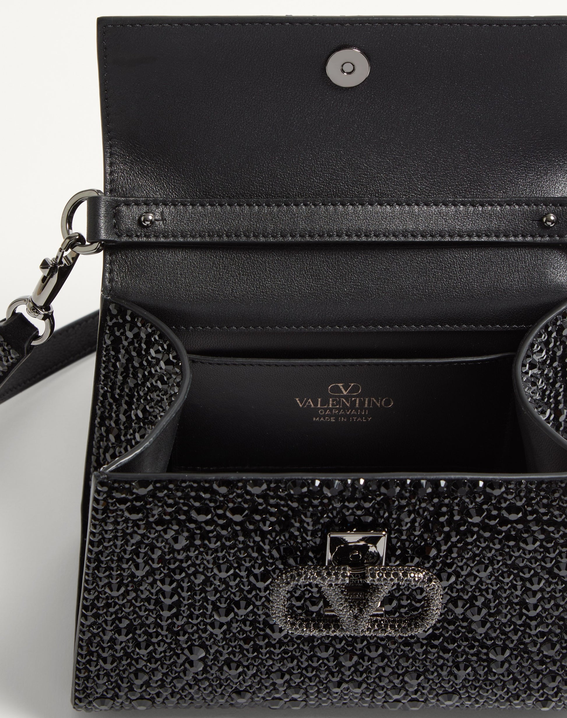 Mini Vsling Handbag With Sparkling Embroidery