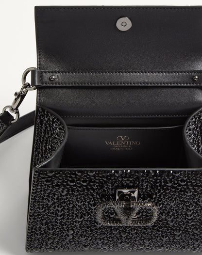 Mini Vsling Handbag With Sparkling Embroidery