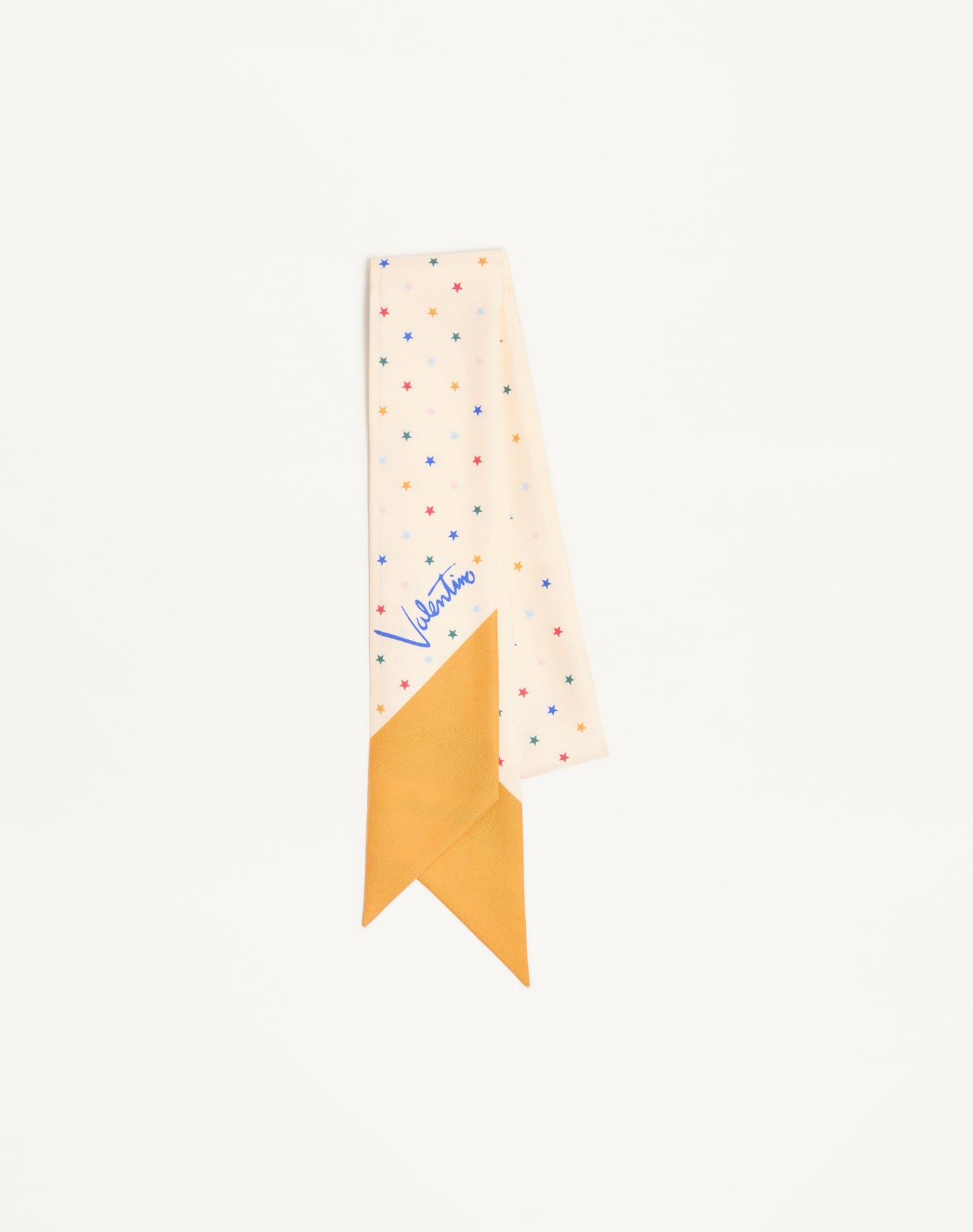 Multicolour Starry Silk Bandeau Scarf