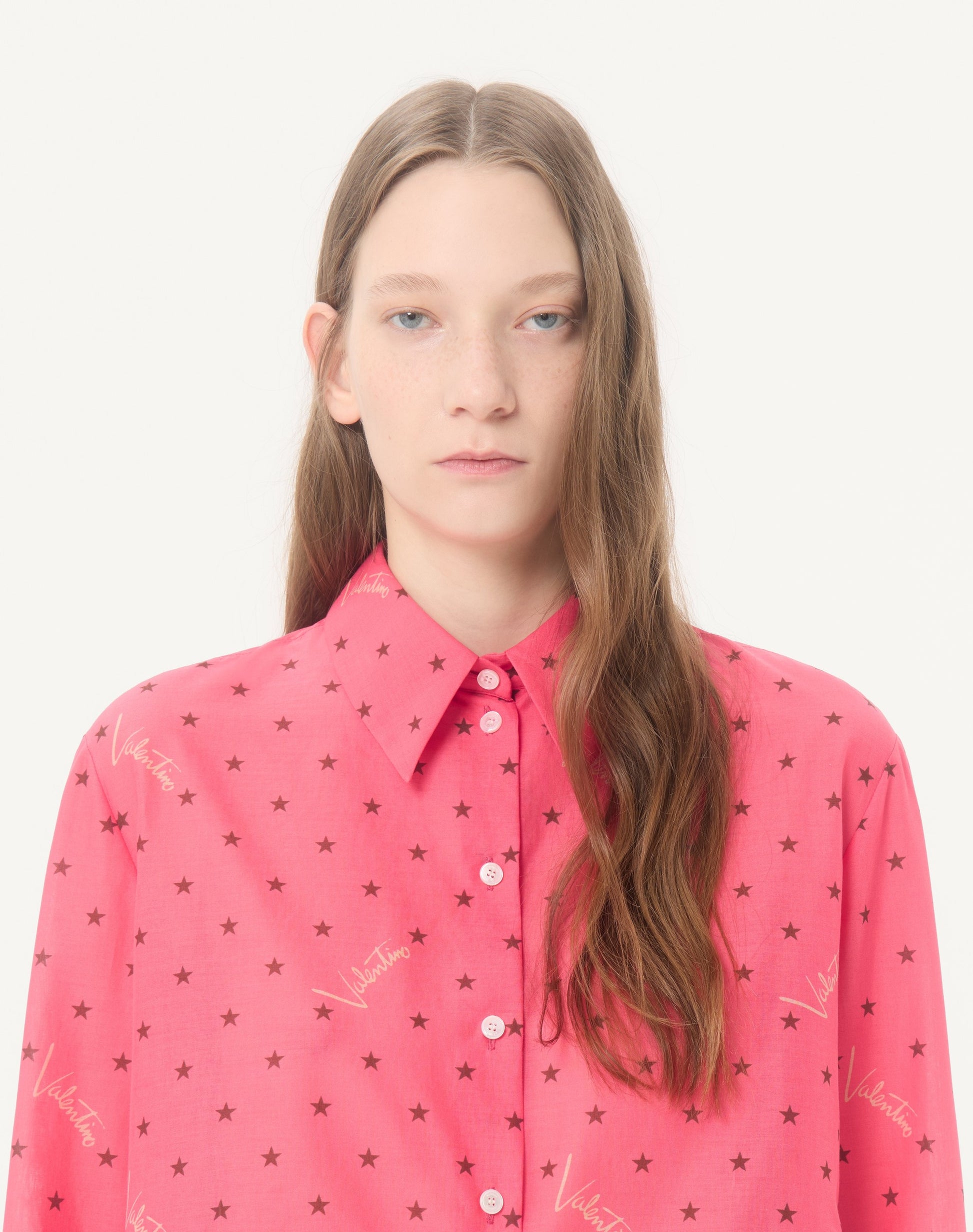 Muslin Starry Signature Shirt With Star-print