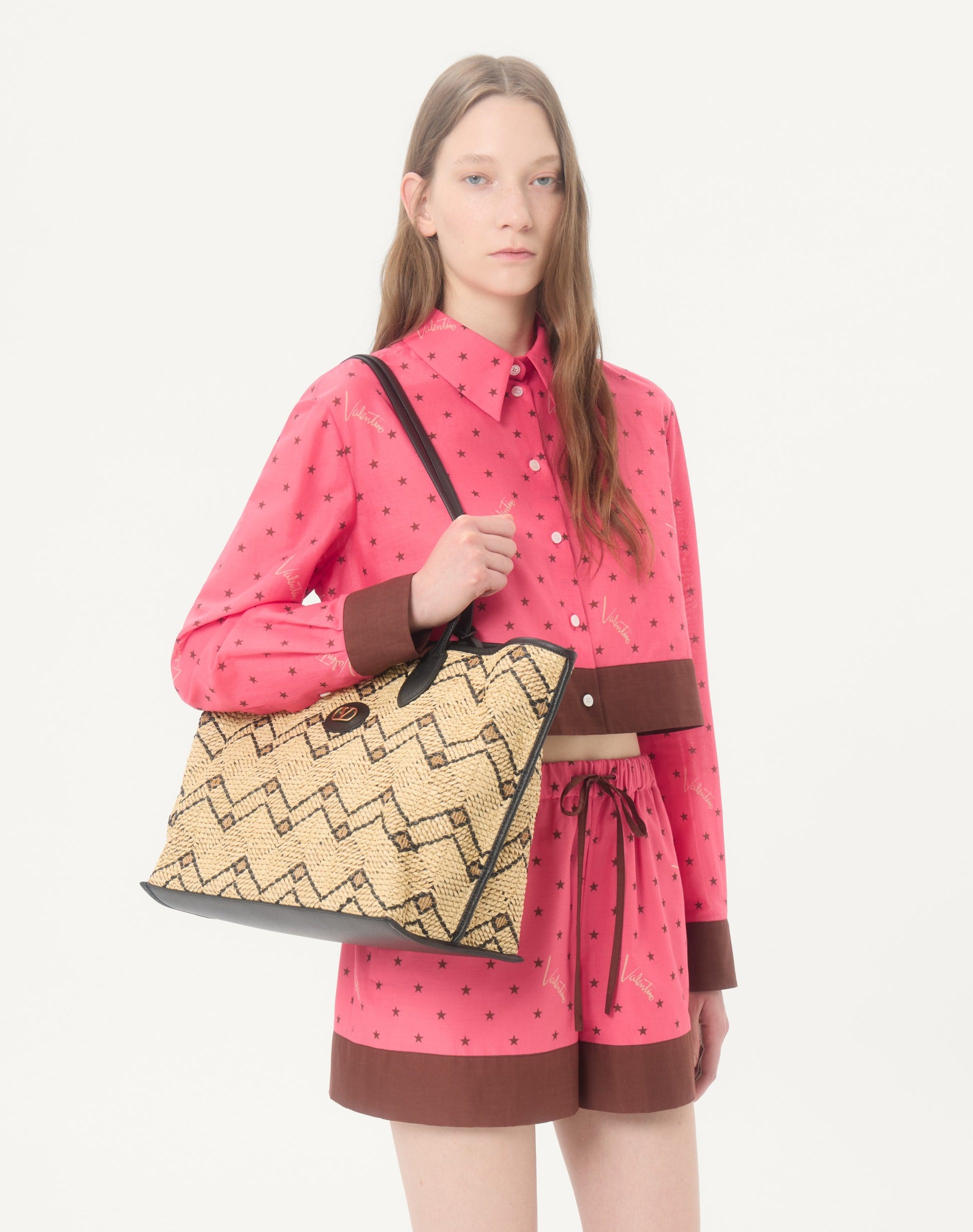 Muslin Starry Signature Shirt With Star-print