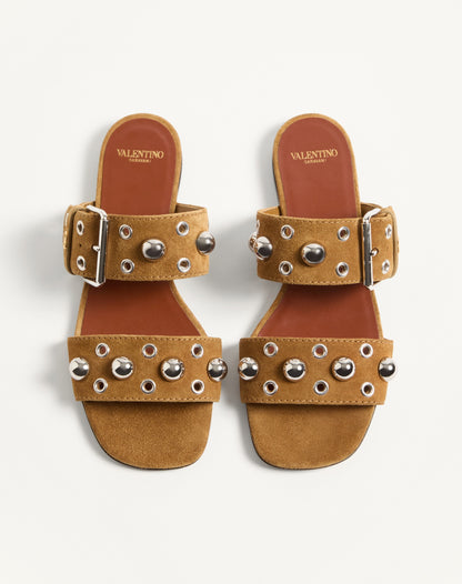 Nellcôte Crust Leather Slide Sandal