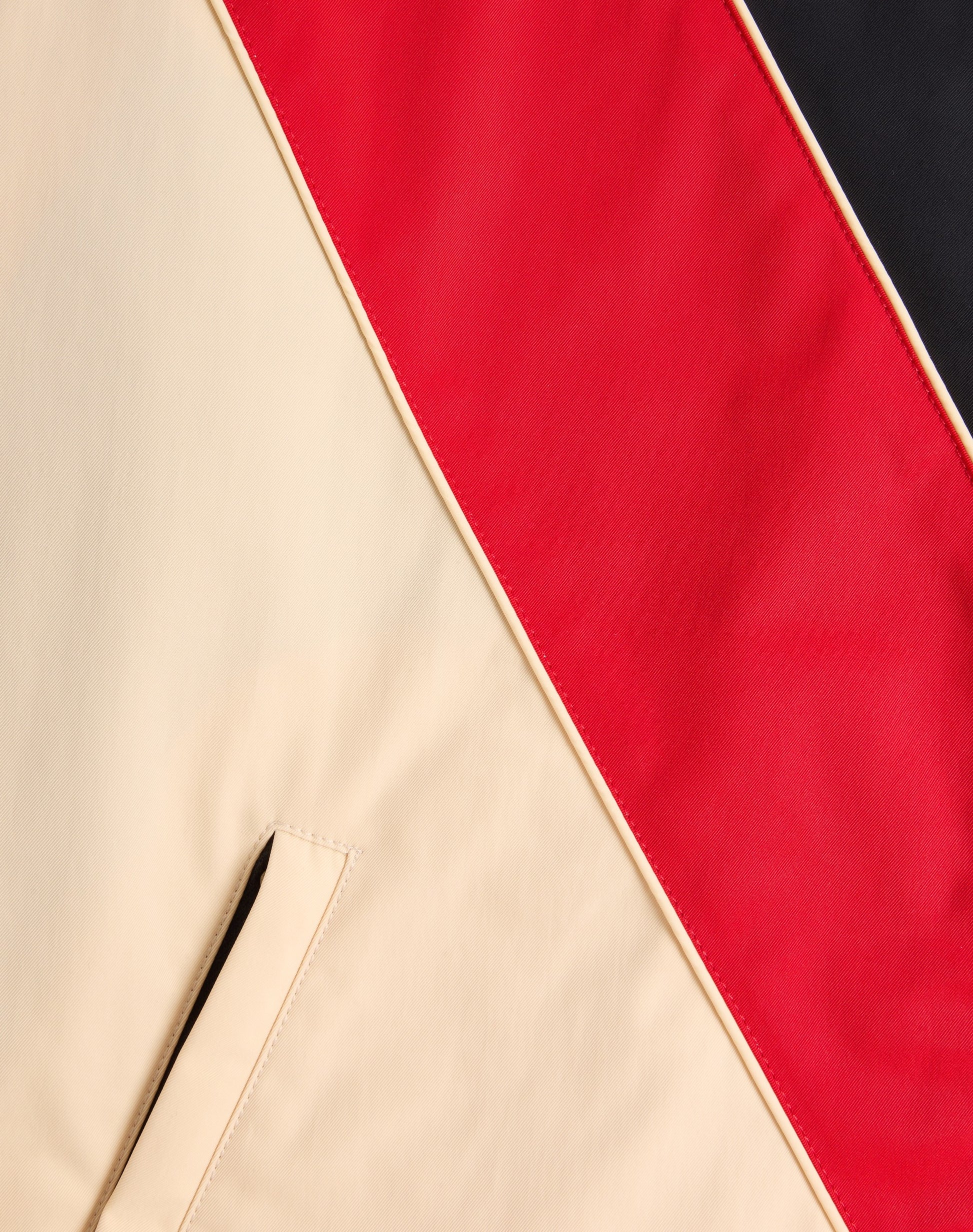 Nylon Hooded Windbreaker With Vlogo Patch