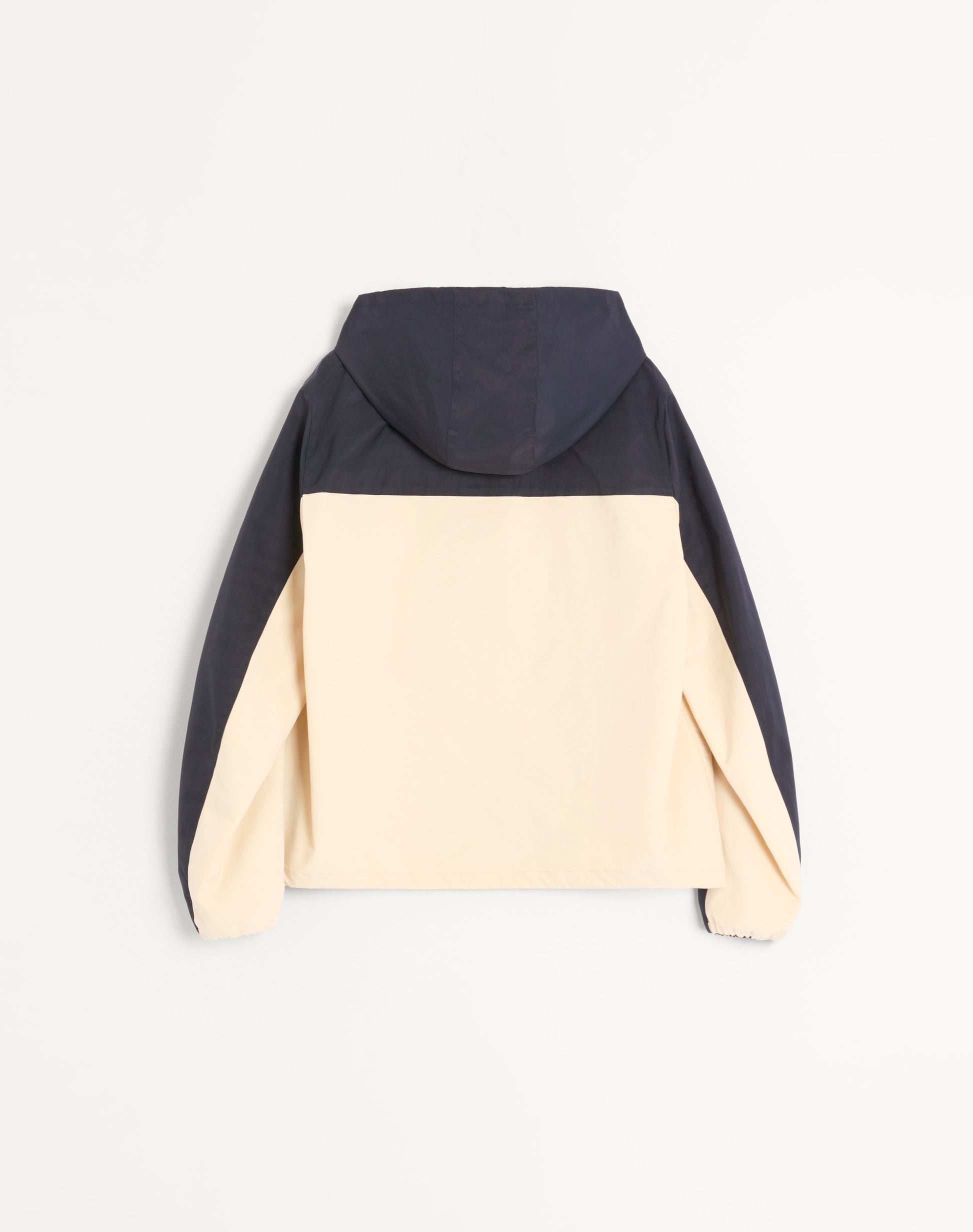 Nylon Hooded Windbreaker With Vlogo Patch