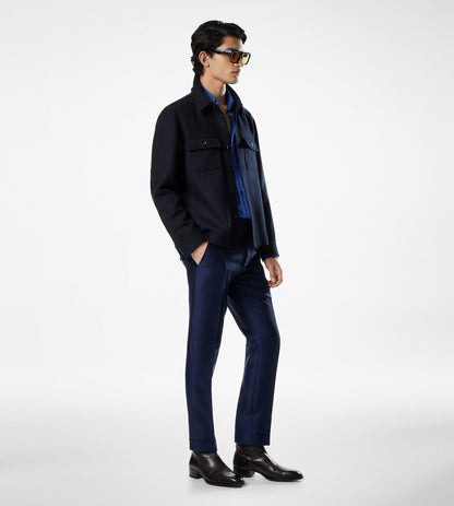 Light Wool Chest Pocket Outershirt