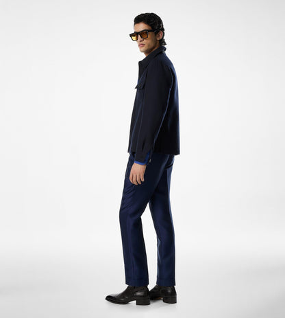 Light Wool Chest Pocket Outershirt