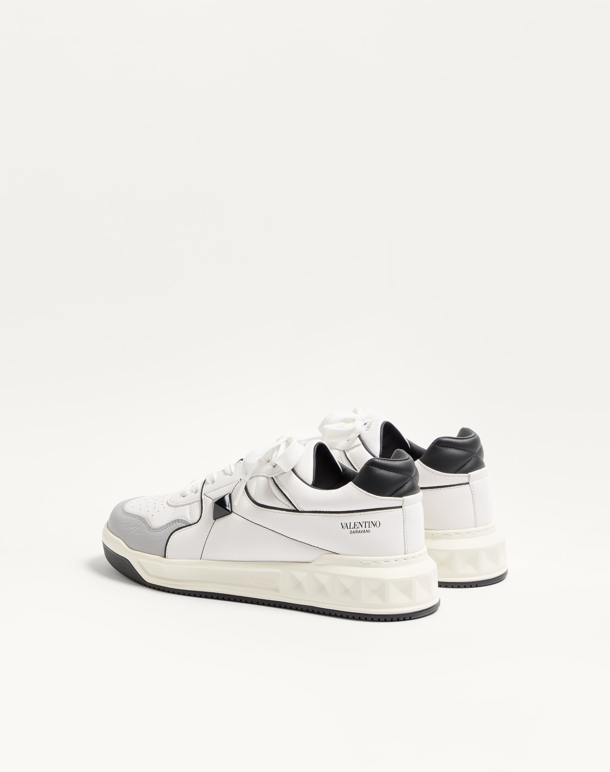 One Stud Low-top Nappa Sneaker