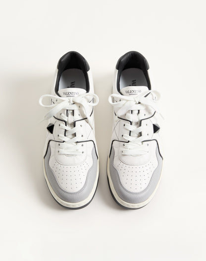 One Stud Low-top Nappa Sneaker