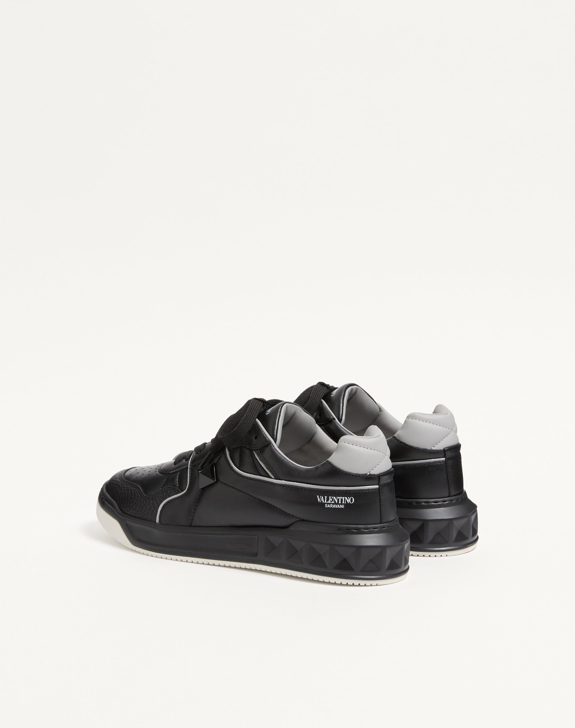 One Stud Low-top Nappa Sneaker