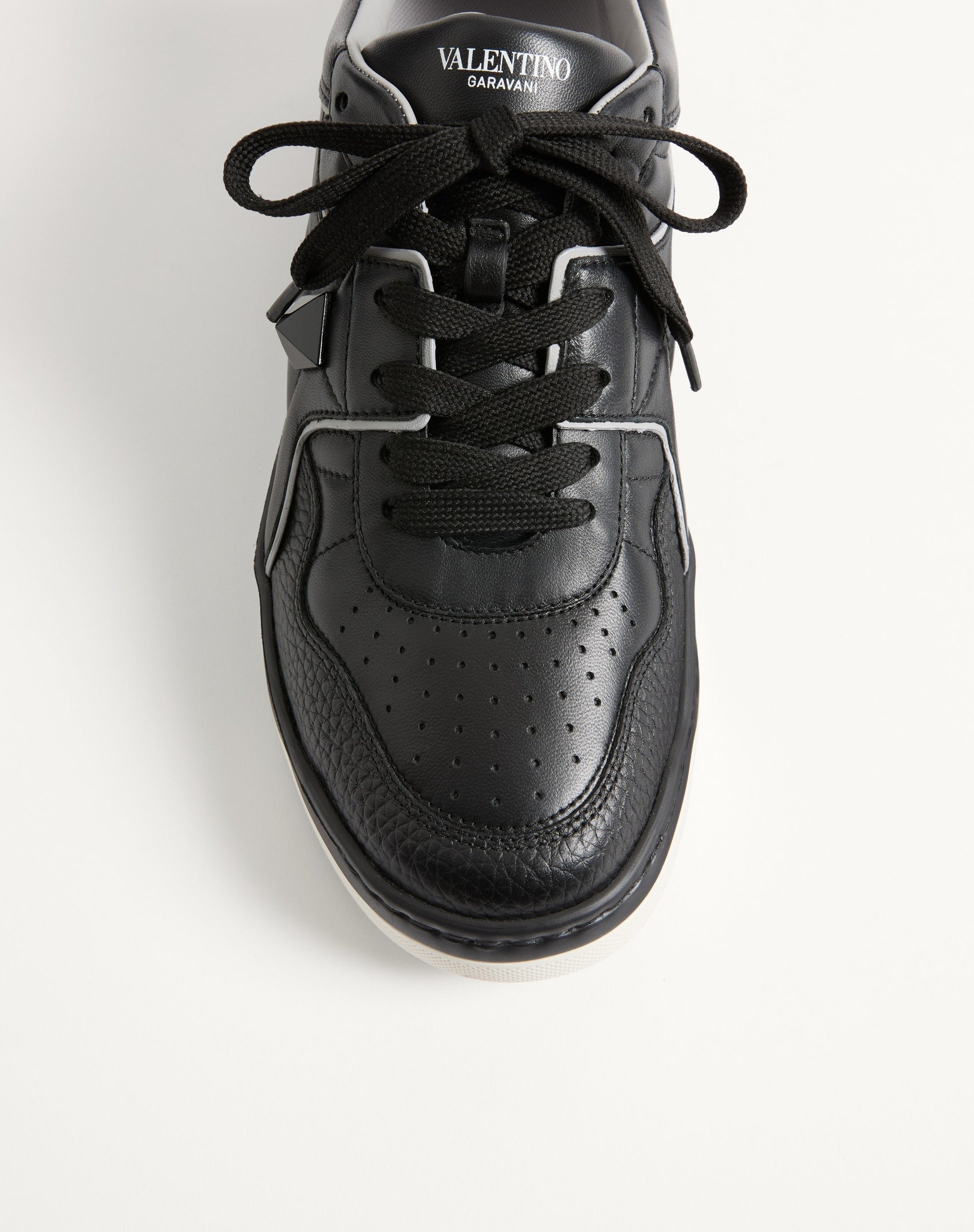 One Stud Low-top Nappa Sneaker