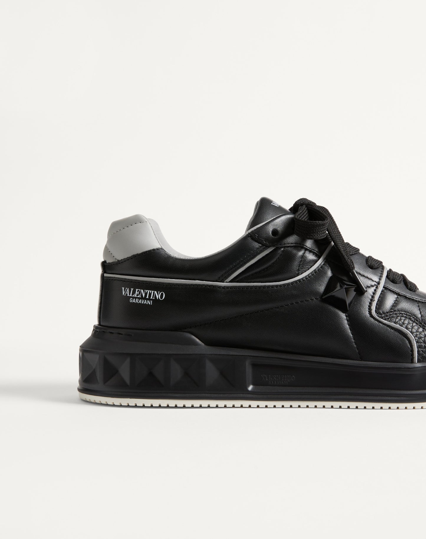 One Stud Low-top Nappa Sneaker