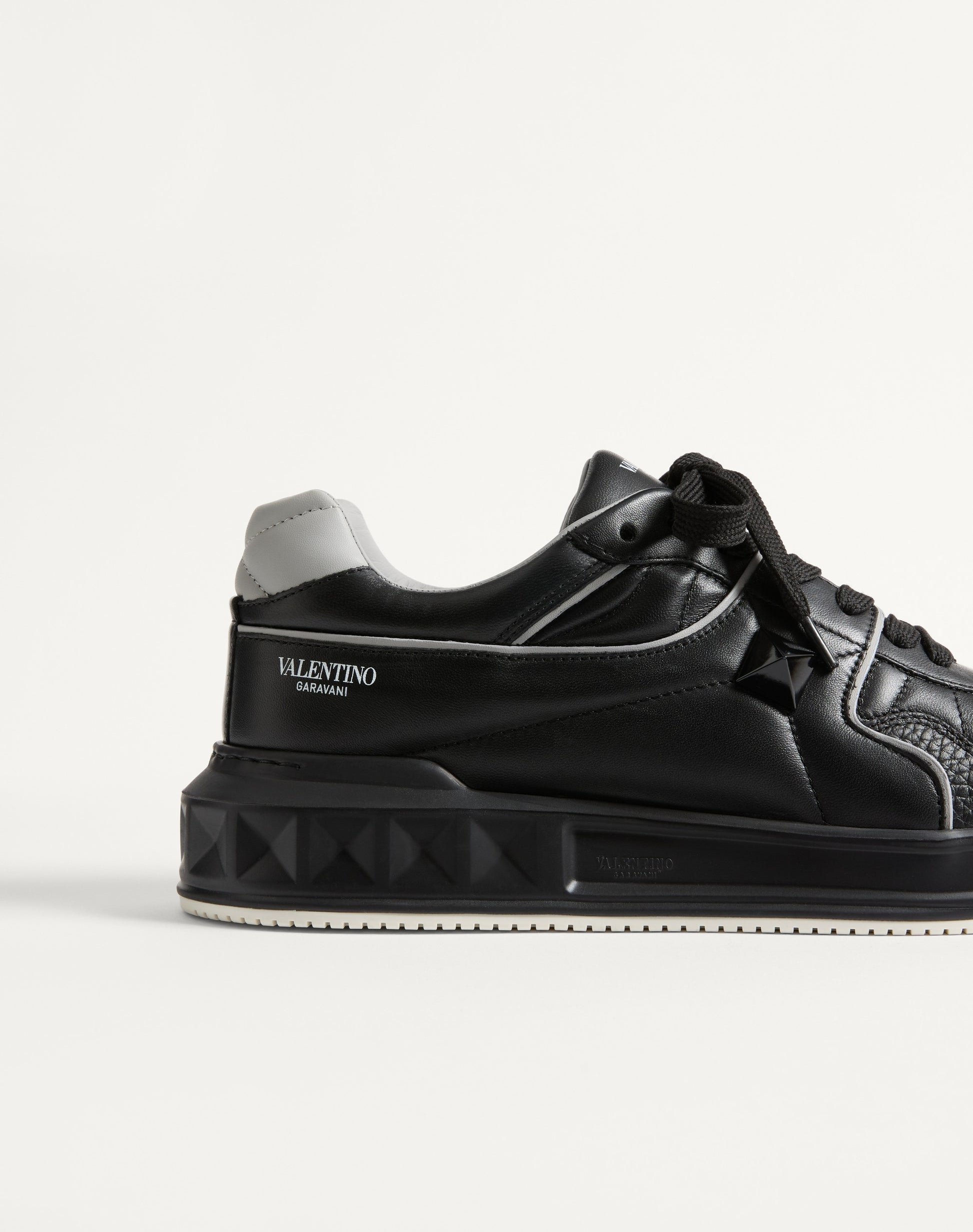 One Stud Low-top Nappa Sneaker