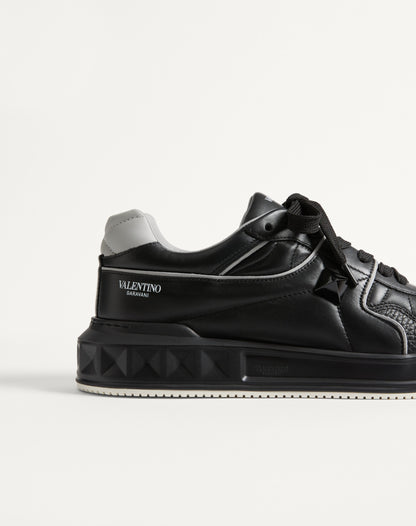 One Stud Low-top Nappa Sneaker